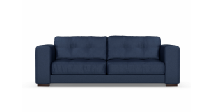 Cassidy 3 Division Fabric Couch, Cadet