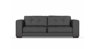 Cassidy 3  Division Fabric Couch, Anthracite
