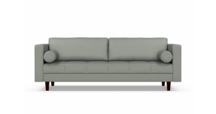 Madden 3 Division Fabric Couch, Sterling