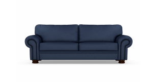 Ledger 3 Division Fabric Couch, Cadet