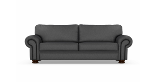 Ledger 3 Division Fabric Couch, Anthrecite
