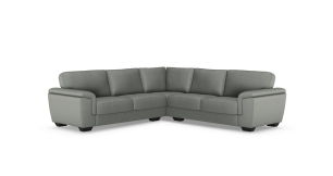 Cooper 2 Piece Fabric Corner Lounge Suite, Sterling