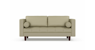 Madden 2.5 Division Leather Couch, Taupe