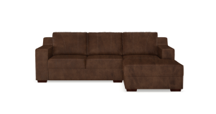 Presley 2 Piece Leather Daybed, Spice