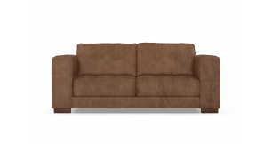 Cassidy 2.5 Division Leather Couch, Butterscotch