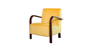 Bentwood Occasional Chair, Yellow
