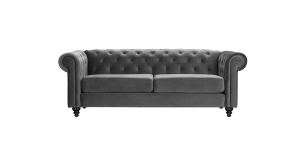 Charlietown 3 Seater Couch, Grey