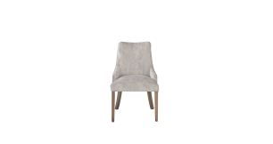 Shell Dining Chair, Cream Mottled Velvet