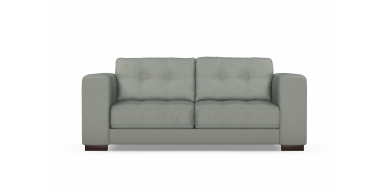 Cassidy 2.5 Division Fabric Couch, Sterling