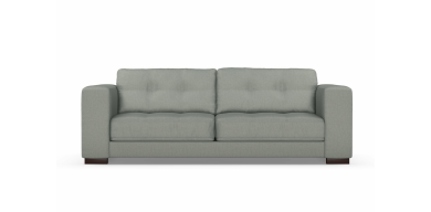 Cassidy 3 Division Fabric Couch, Sterling