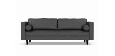 Madden 3 Division Fabric Couch, Anthracite