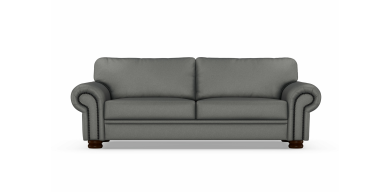 Ledger 3 Division Fabric Couch, Shark