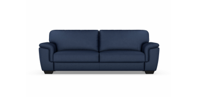 Cooper 3 Division Fabric Couch, Cadet