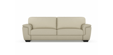 Cooper 3 Division Fabric Couch, Pebble