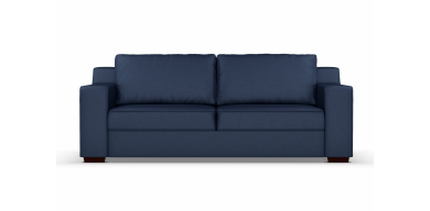 Presley 3 Division Fabric Couch, Cadet
