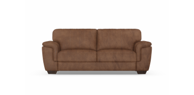 Cooper 2.5 Division Leather Couch, Butterscotch