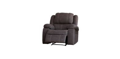 Camden Lay-flat Recliner Chair in Fabric, Addo Brown