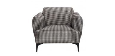 Fife Occasional Chair, Black and White